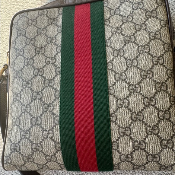 100% AUTHENTIC Gucci OPHIDIA GG SMALL MESSENGER BAG - Picture 9 of 15